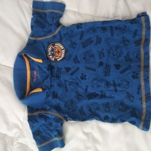 NWOT Paw Patrol collared t-shirt